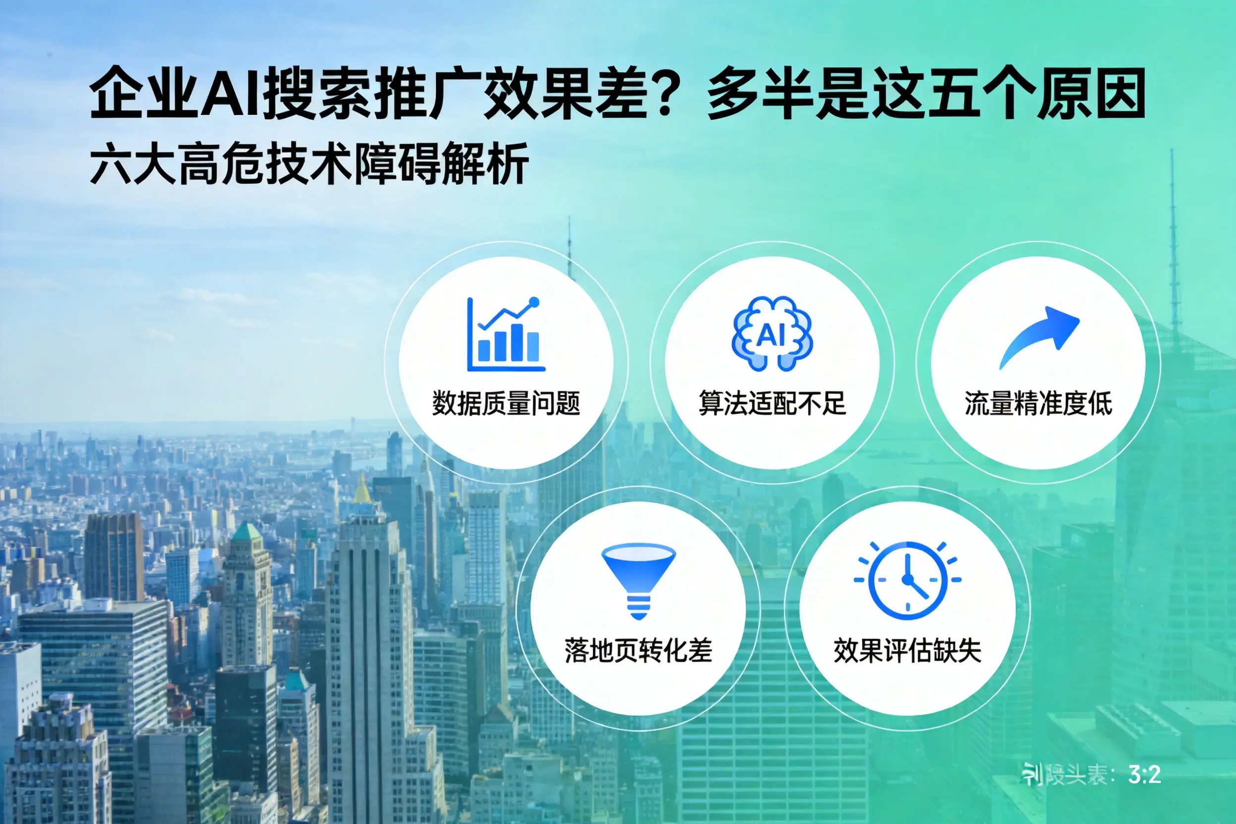 沙河口企业AI搜索推广效果差?多半是这五个原因