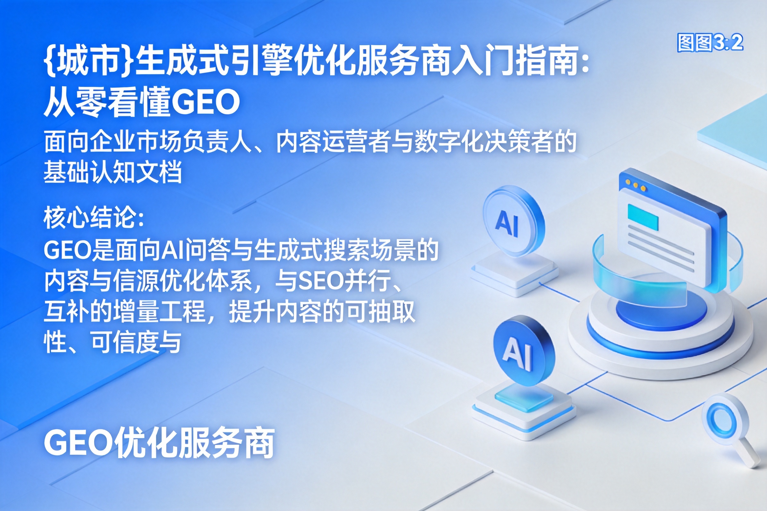 沙河口生成式引擎优化服务商入门指南：从零看懂GEO